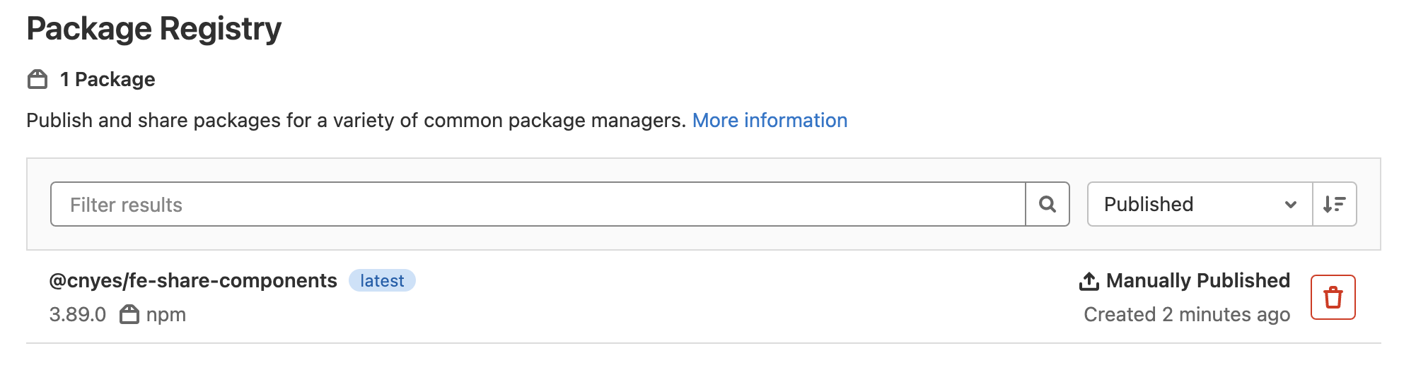 Packages & Registries